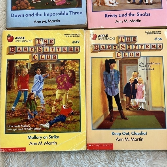 Babysitters Club and Mystery Vintage Lot 8 Books Ann M. Martin Paperback - Picture 3 of 9